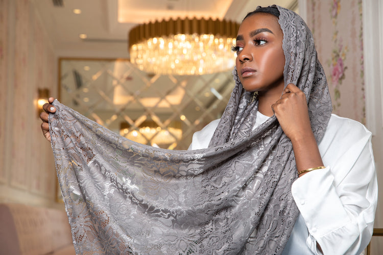 Full Dantel Head Scarf