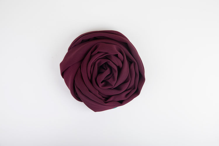 Striped Georgette Head Scarf