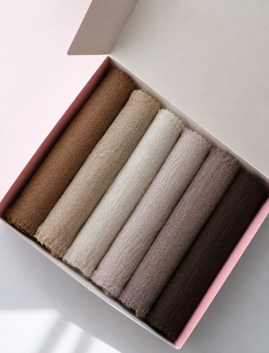 Crimped Cotton Box -01- بوكس قطن مجعد